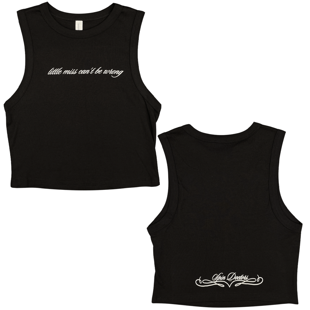 Little Miss Cant Be Wrong Womens Crop