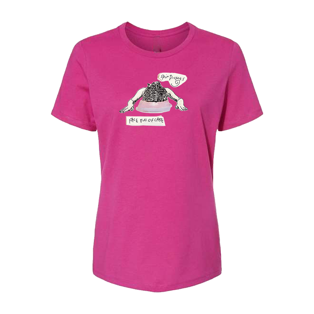 Face Full of Cakes Ladies Tee - Berry